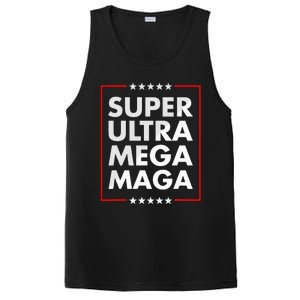 Super Ultra Mega Maga Trump Liberal Supporter Republican PosiCharge Competitor Tank