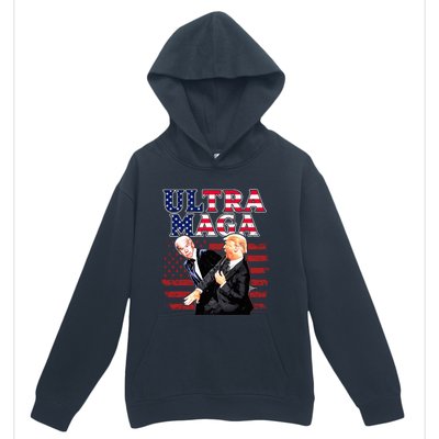 Super Ultra Mega Maga Trump Liberal Supporter Republican Urban Pullover Hoodie