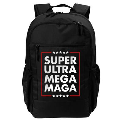Super Ultra Mega Maga Trump Liberal Supporter Republican Backpack