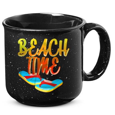 Summer Beach Time 15oz Campfire Ceramic Mug