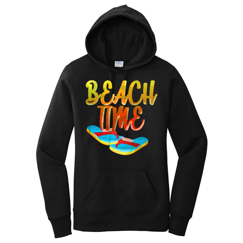 Summer Beach Time Women's Pullover Hoodie