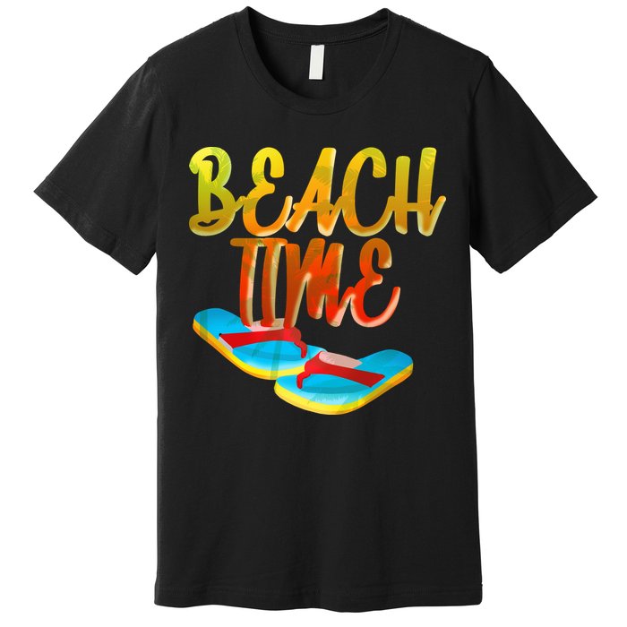 Summer Beach Time Premium T-Shirt