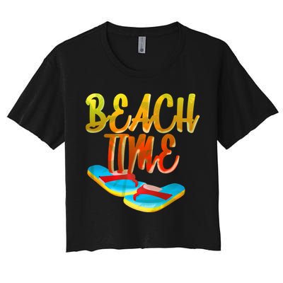 Summer Beach Time Crop Top