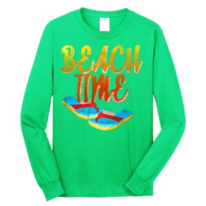 Summer Beach Time Long Sleeve Shirt