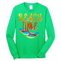 Summer Beach Time Long Sleeve Shirt