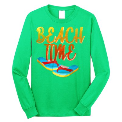 Summer Beach Time Long Sleeve Shirt