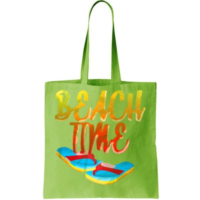 Summer Beach Time Tote Bag