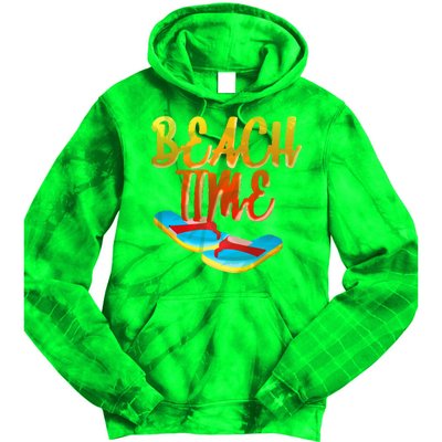 Summer Beach Time Tie Dye Hoodie