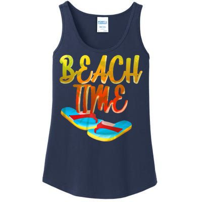 Summer Beach Time Ladies Essential Tank