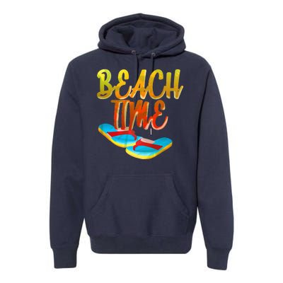 Summer Beach Time Premium Hoodie