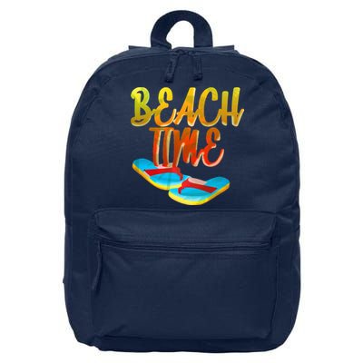 Summer Beach Time 16 in Basic Backpack