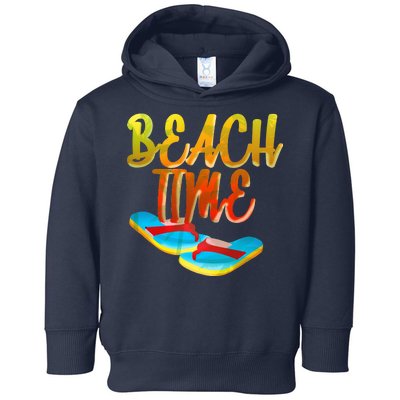 Summer Beach Time Toddler Hoodie