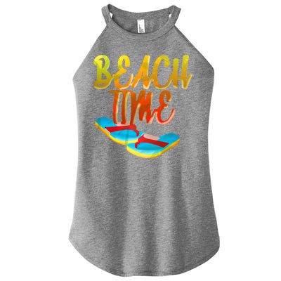 Summer Beach Time Women’s Perfect Tri Rocker Tank