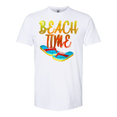 Summer Beach Time Softstyle CVC T-Shirt