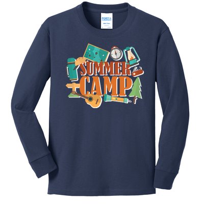 Summer Camp Kids Long Sleeve Shirt