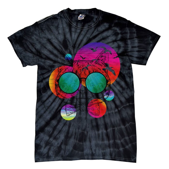Summer Cat Tie-Dye T-Shirt