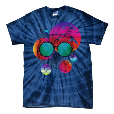 Summer Cat Tie-Dye T-Shirt