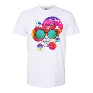 Summer Cat Softstyle CVC T-Shirt