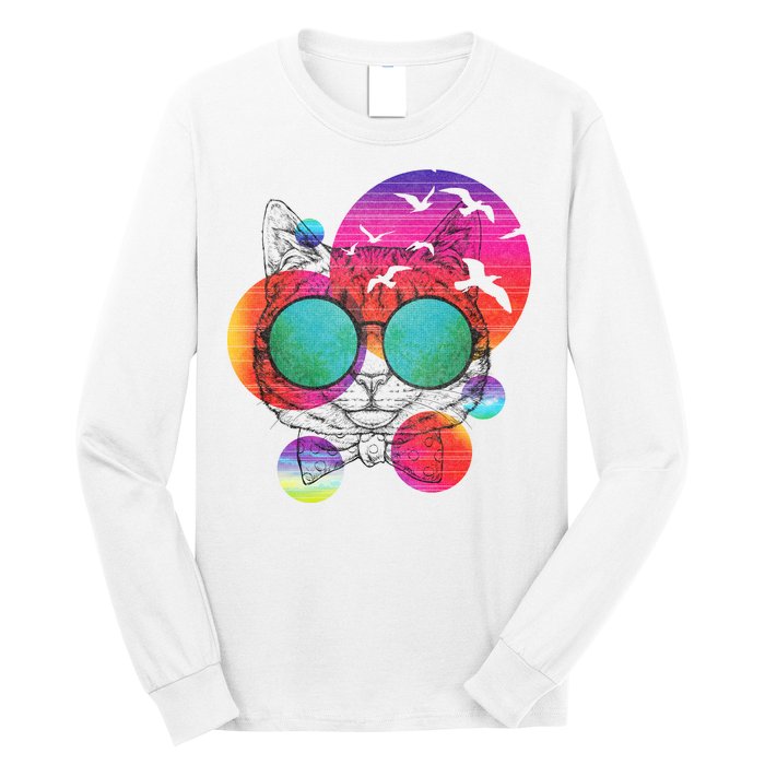 Summer Cat Long Sleeve Shirt