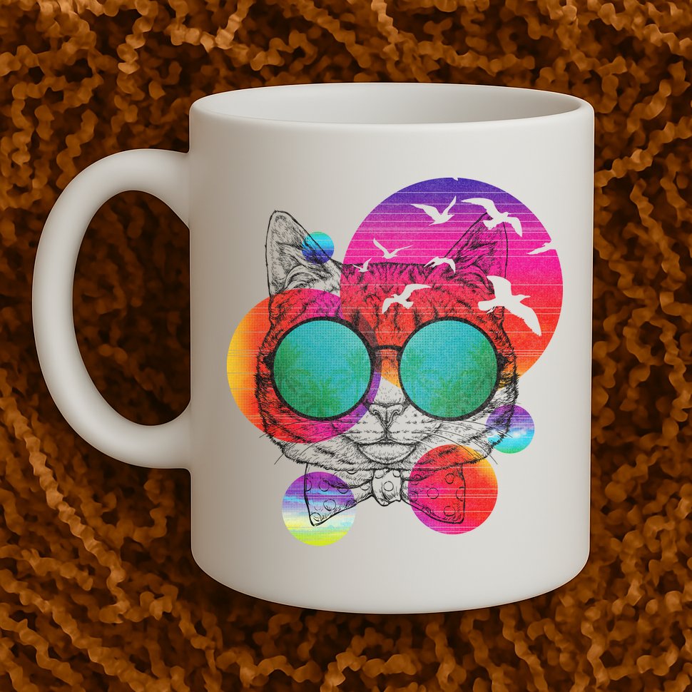 Summer Cat Mug