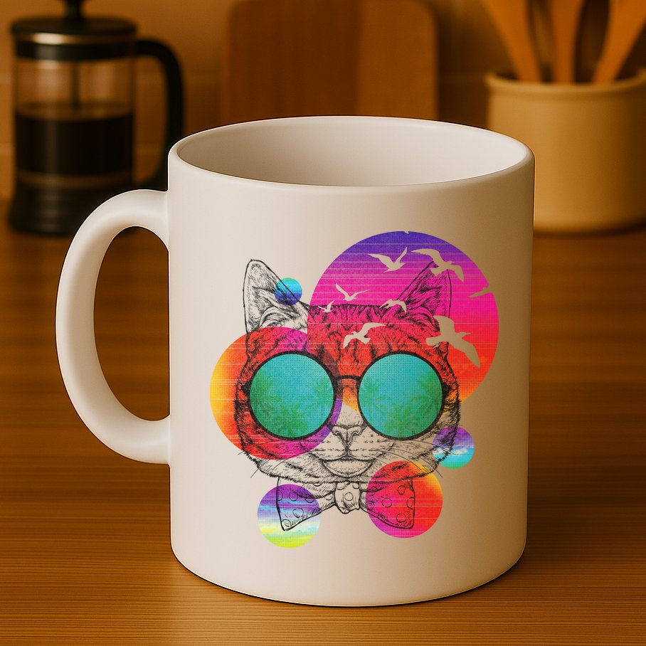 Summer Cat Mug
