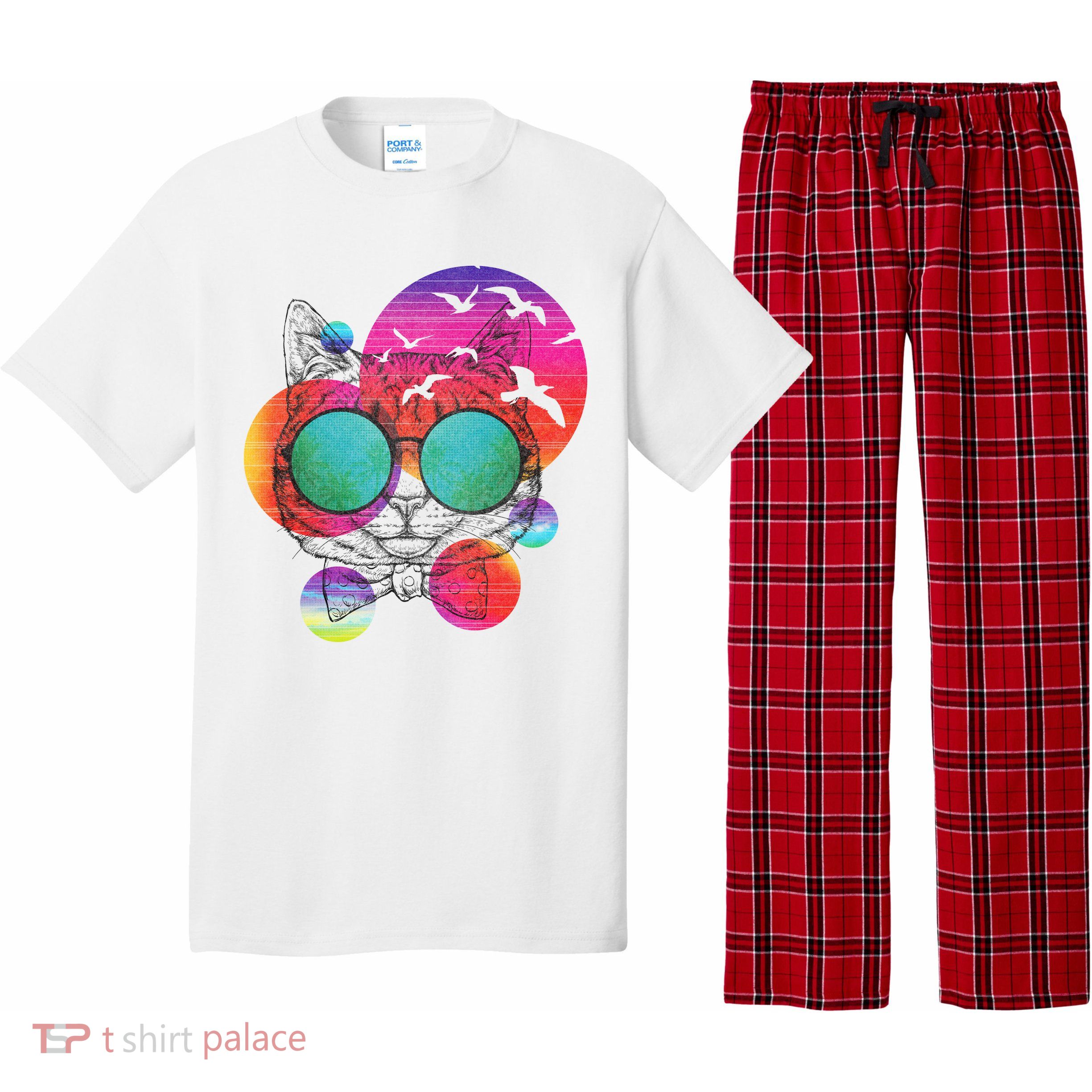 Summer Cat Pajama Set