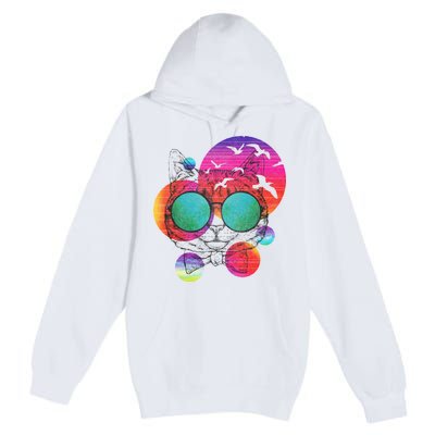 Summer Cat Premium Pullover Hoodie