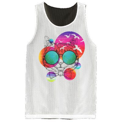 Summer Cat Mesh Reversible Basketball Jersey Tank