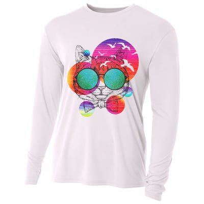 Summer Cat Cooling Performance Long Sleeve Crew