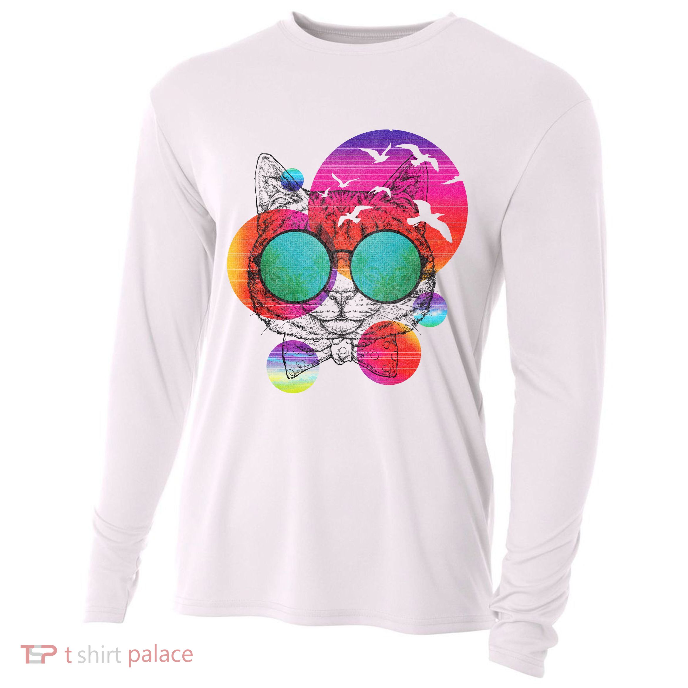 Summer Cat Cooling Performance Long Sleeve Crew