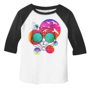 Summer Cat Toddler Fine Jersey T-Shirt