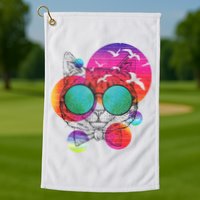 Summer Cat Golf Towel