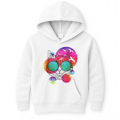 Summer Cat Kids Hoodie