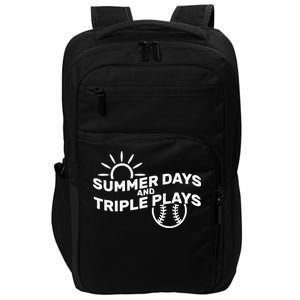 Summer Days And Triple Plays Impact Tech Backpack