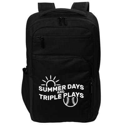 Summer Days And Triple Plays Impact Tech Backpack