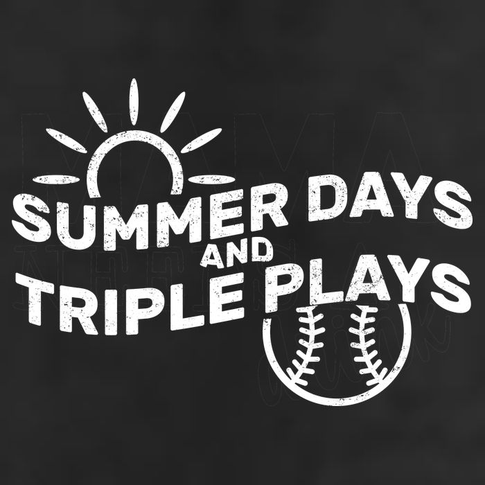 Summer Days And Triple Plays Adult Drive Performance Visor