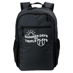 Summer Days And Triple Plays Daily Commute Backpack