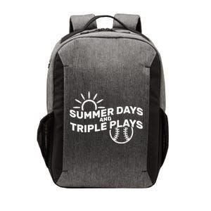 Summer Days And Triple Plays Vector Backpack