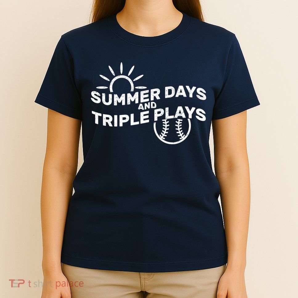 Summer Days And Triple Plays T-Shirt