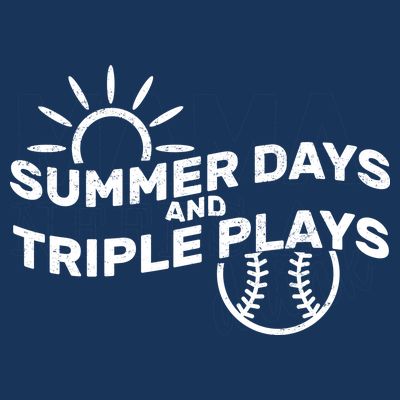 Summer Days And Triple Plays T-Shirt