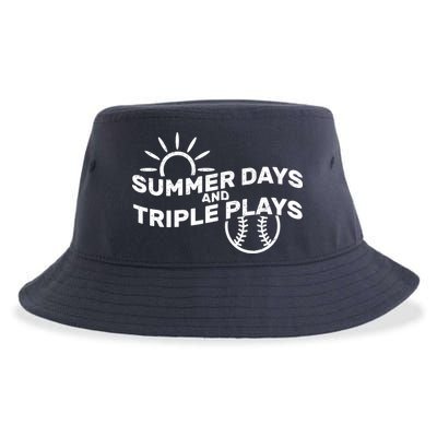 Summer Days And Triple Plays Sustainable Bucket Hat