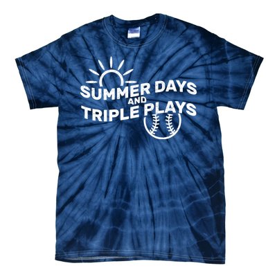 Summer Days And Triple Plays Tie-Dye T-Shirt