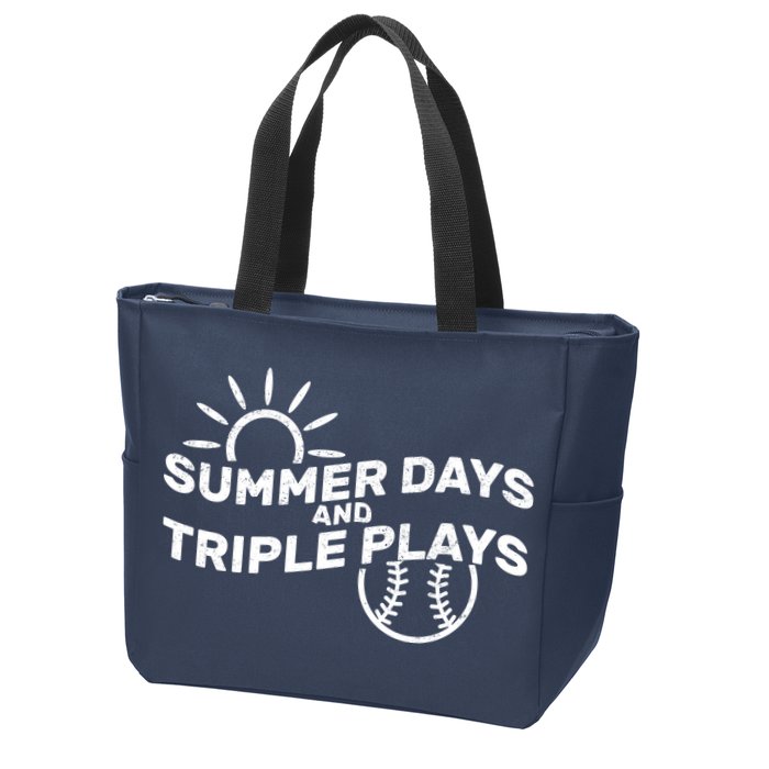 Summer Days And Triple Plays Zip Tote Bag