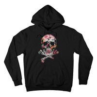 Summer Flower Skull Hoodie