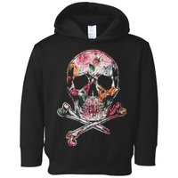 Summer Flower Skull Toddler Hoodie