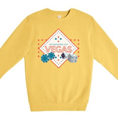 Summer In Vegas Premium Crewneck Sweatshirt