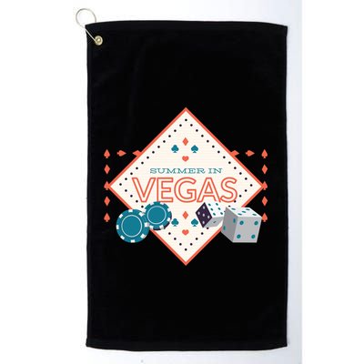 Summer In Vegas Golf Towel