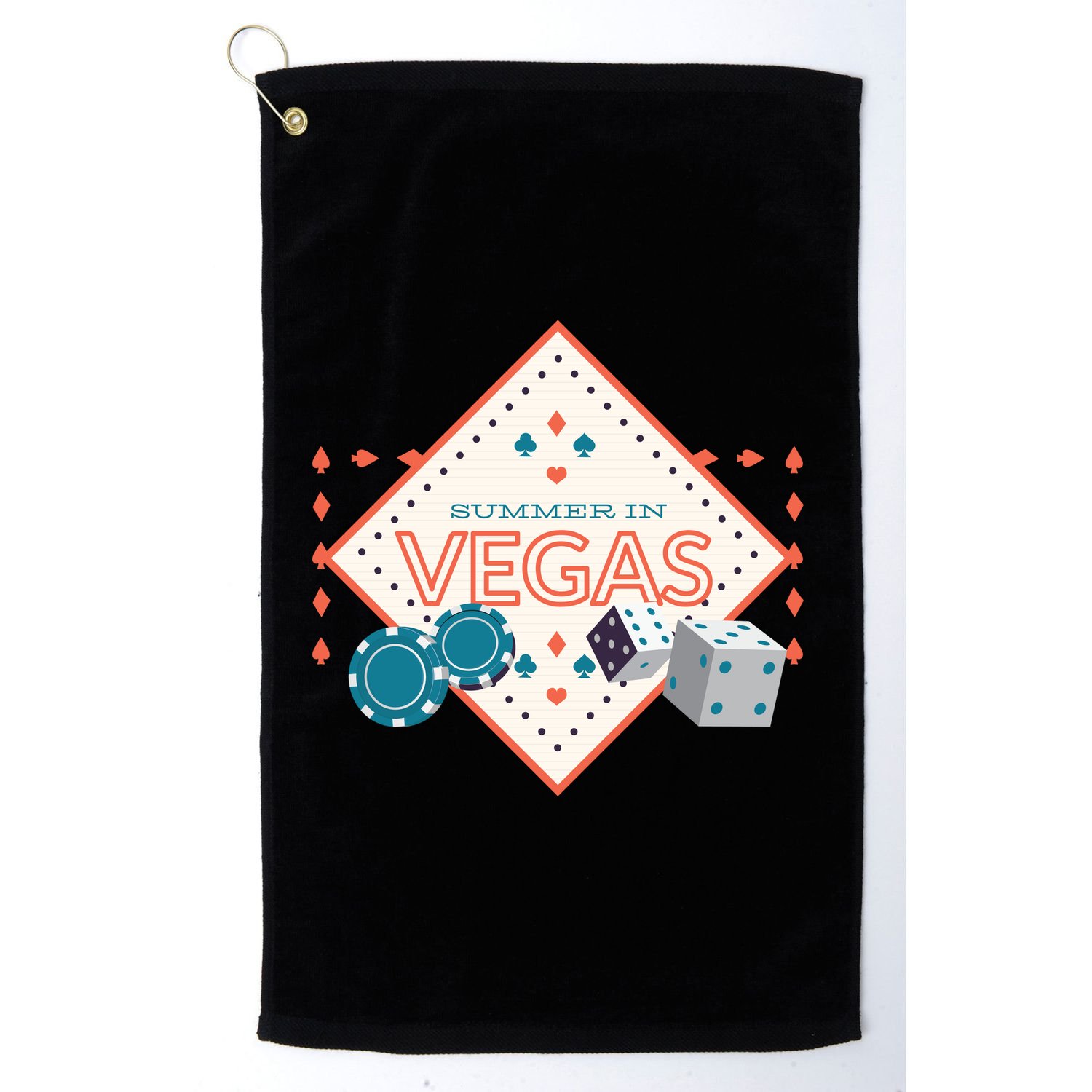 Summer In Vegas Golf Towel