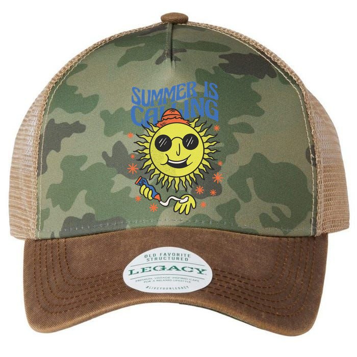 Summer Is Calling Legacy Tie Dye Trucker Hat