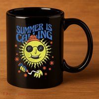 Summer Is Calling 11oz C Handle Ceramic Mug
